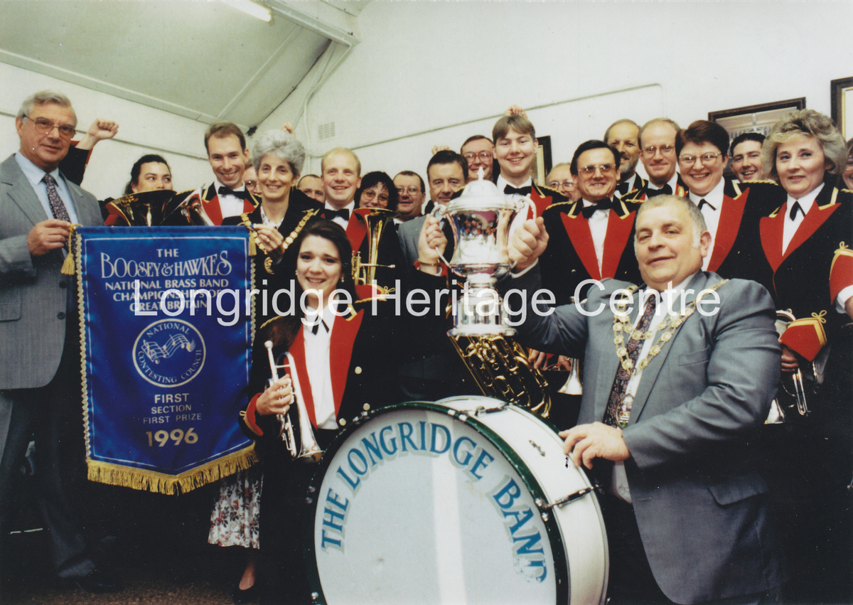 241B - Longridge Band - At Woodville with Broadhead Challenge Cup - 1910